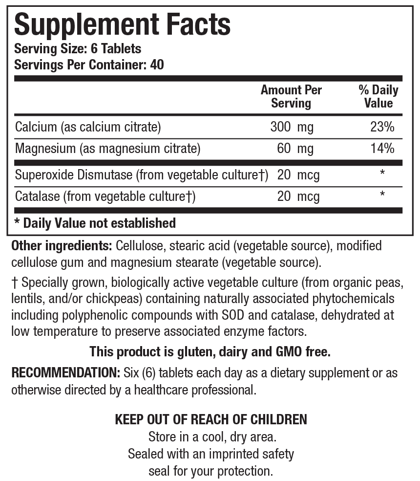 BIOTICS RESEARCH Ca/Mg-Zyme™ (Ca & Mg)