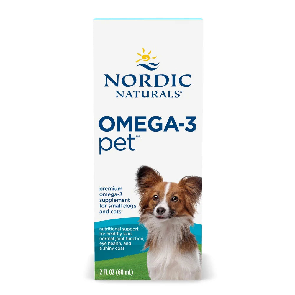 Nordic Naturals Omega-3 Pet supporting healthy skin coat and joint wellness for pets