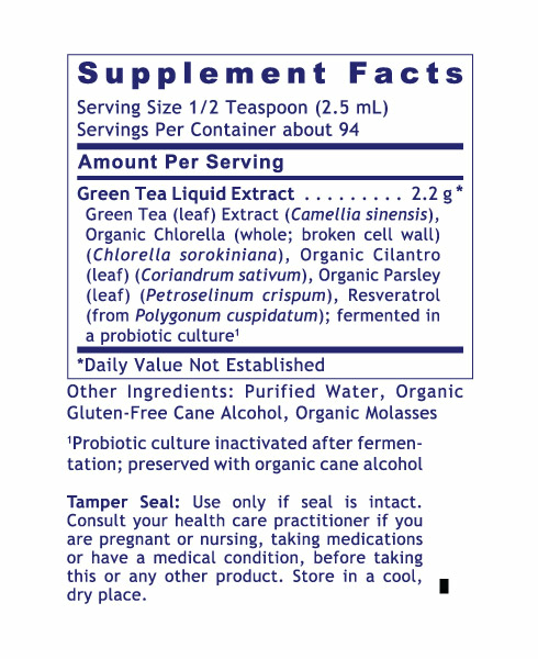 Premier Research Labs Green Tea ND Fermented bottle showing supplement packaging and branding