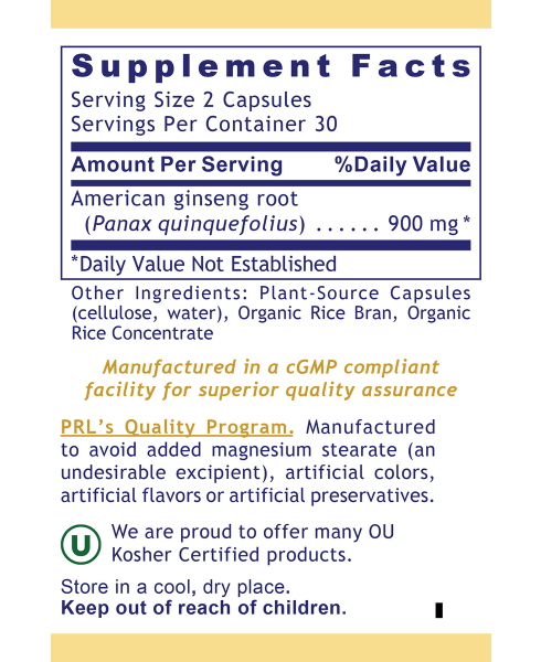 Premier Research Labs - American Ginseng