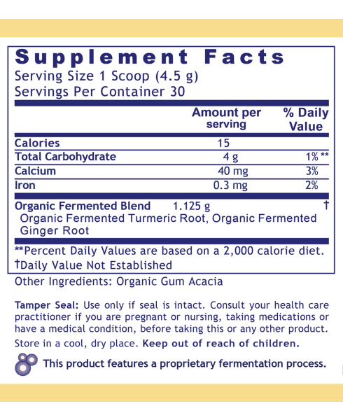 Premier Research Labs - Fermented Turmeric/Ginger, Premier