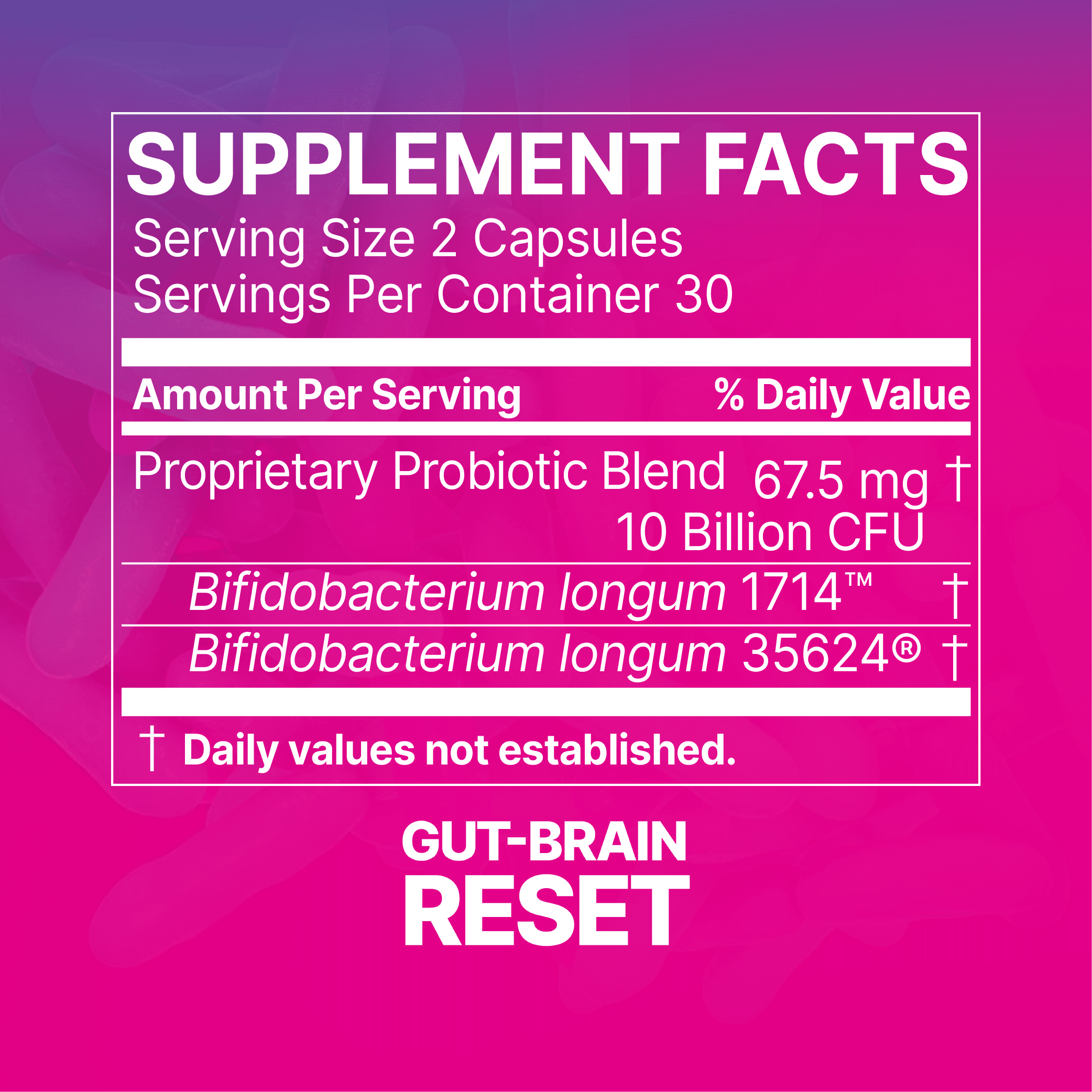 MICROBIOME LABS Gut-Brain Reset