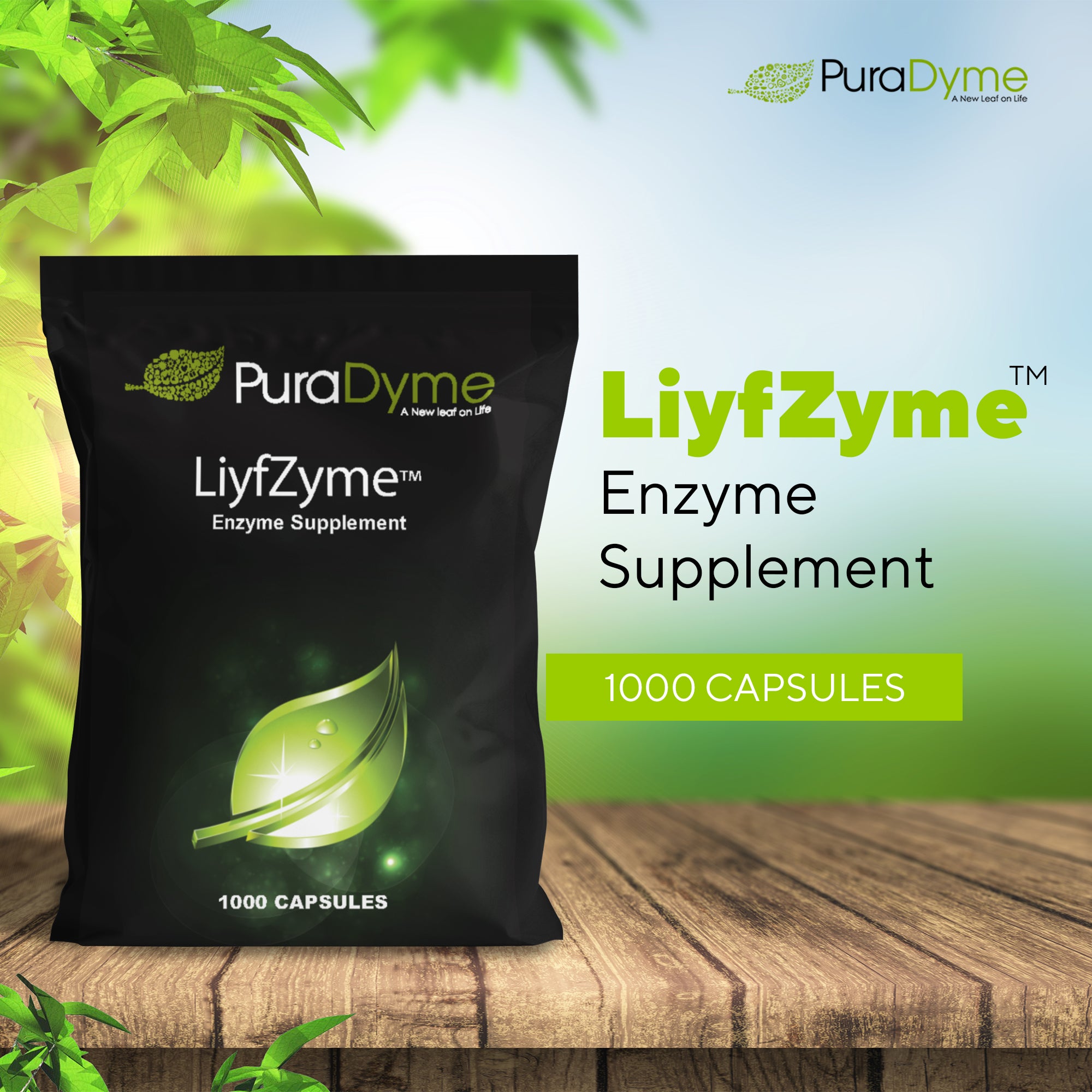 PURADYME LiyfZyme Super Digestive Enzymes
