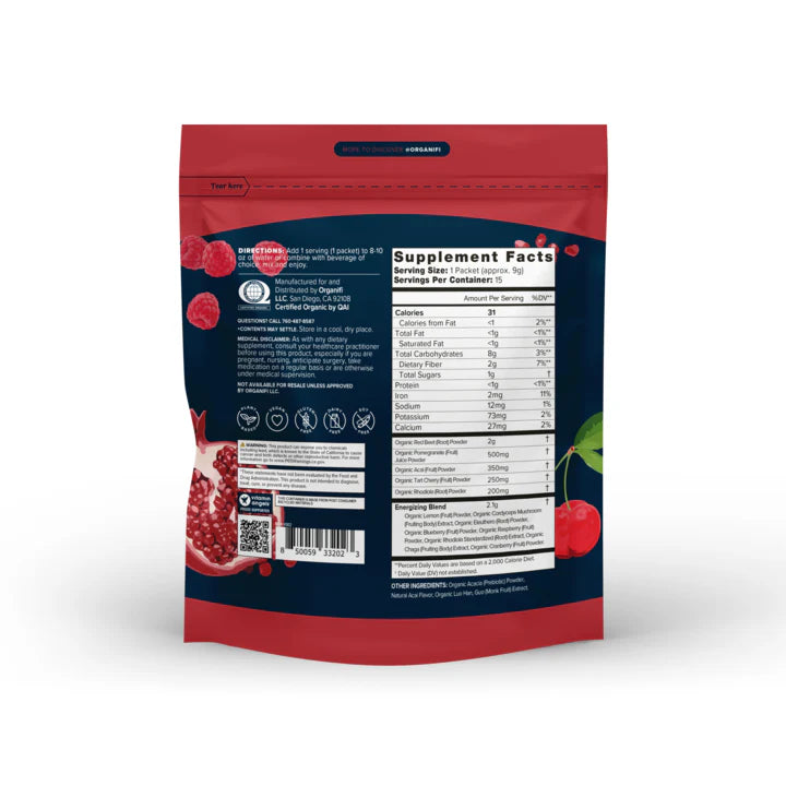 ORGANIFI Red Juice Travel Packs 15ct