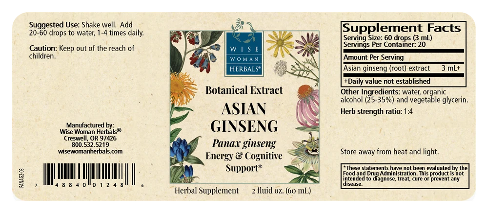 Asian ginseng (Panax ginseng)