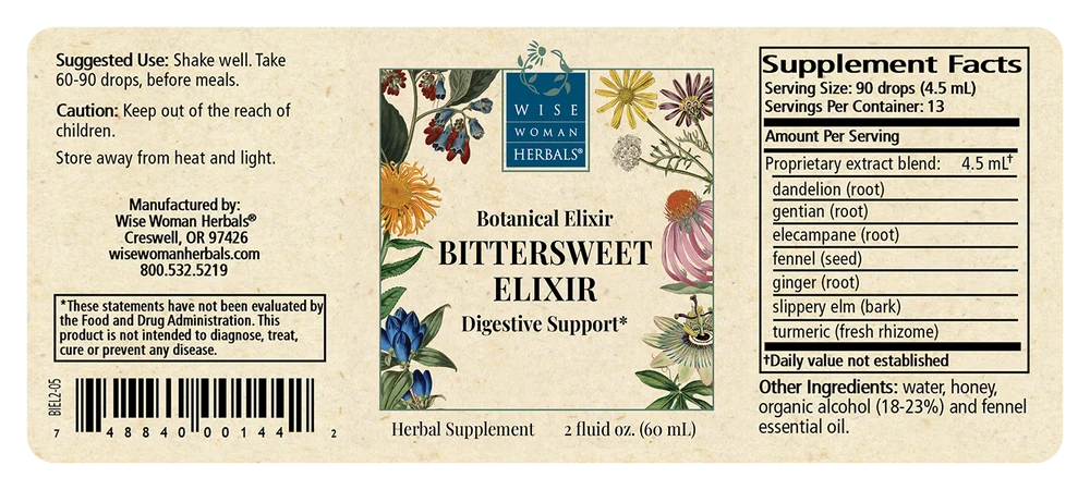 Wise Women Herbal Bittersweet Elixir