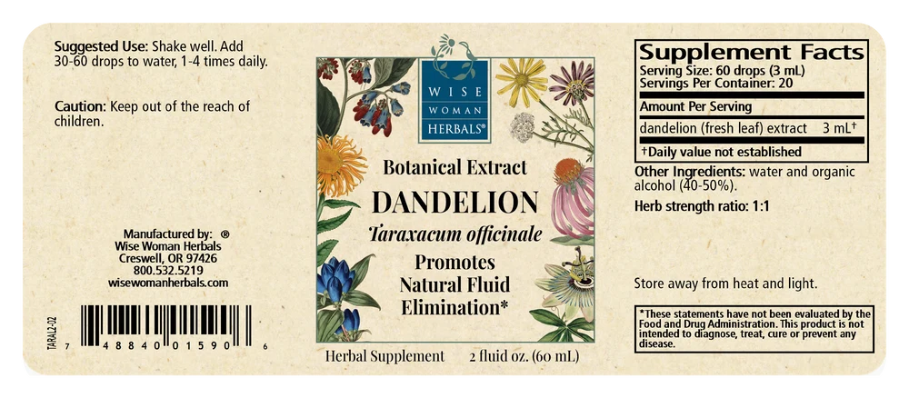 Dandelion (Taraxacum officinale) Leaf Botanical Extract