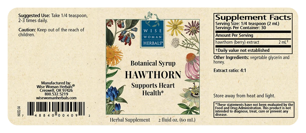 Hawthorn Botanical Syrup (Solid Extract)