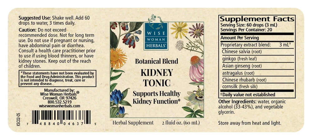 Kidney Tonic (Formerly Kidney Support)