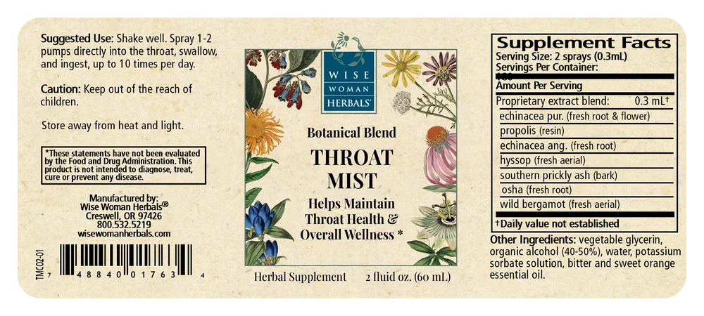 Wise Women Herbal Throat Mist