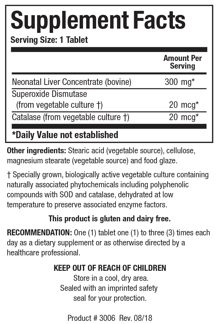BIOTICS RESEARCH Cytozyme-LV™ (Neonatal Liver)