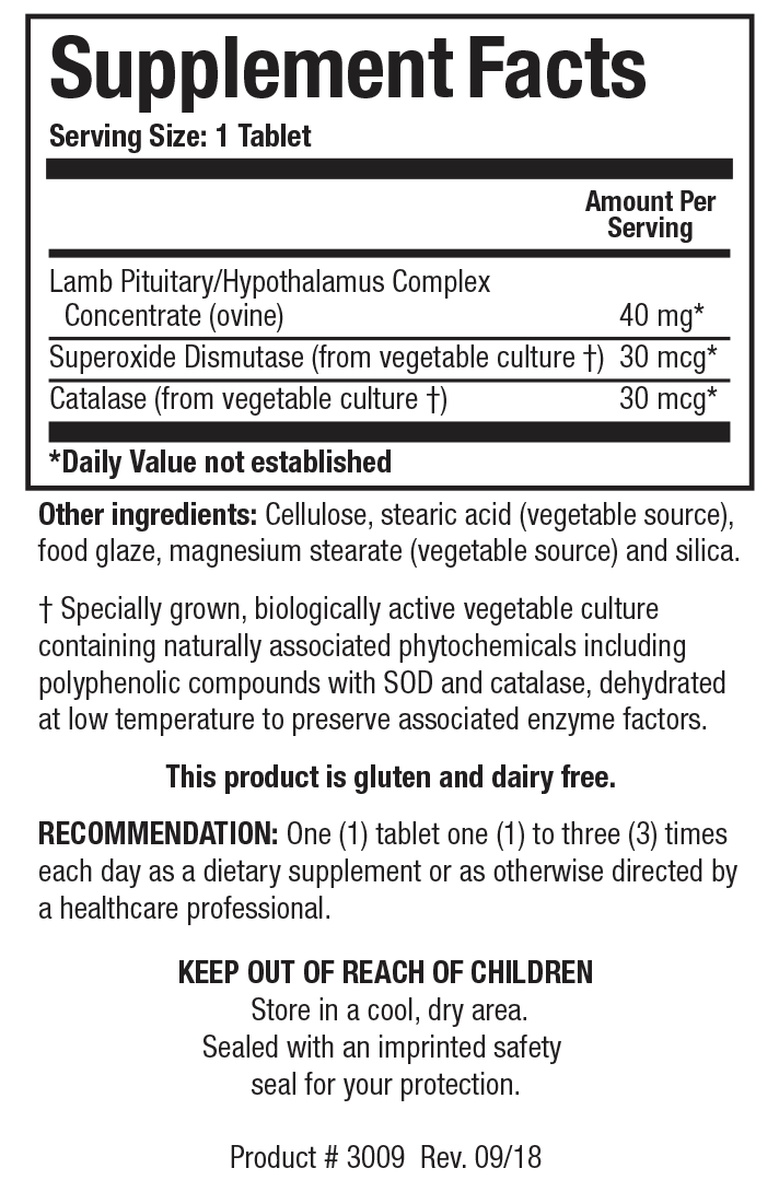 BIOTICS RESEARCH Cytozyme-PT/HPT™ (Ovine Pituitary/Hypothalamus)