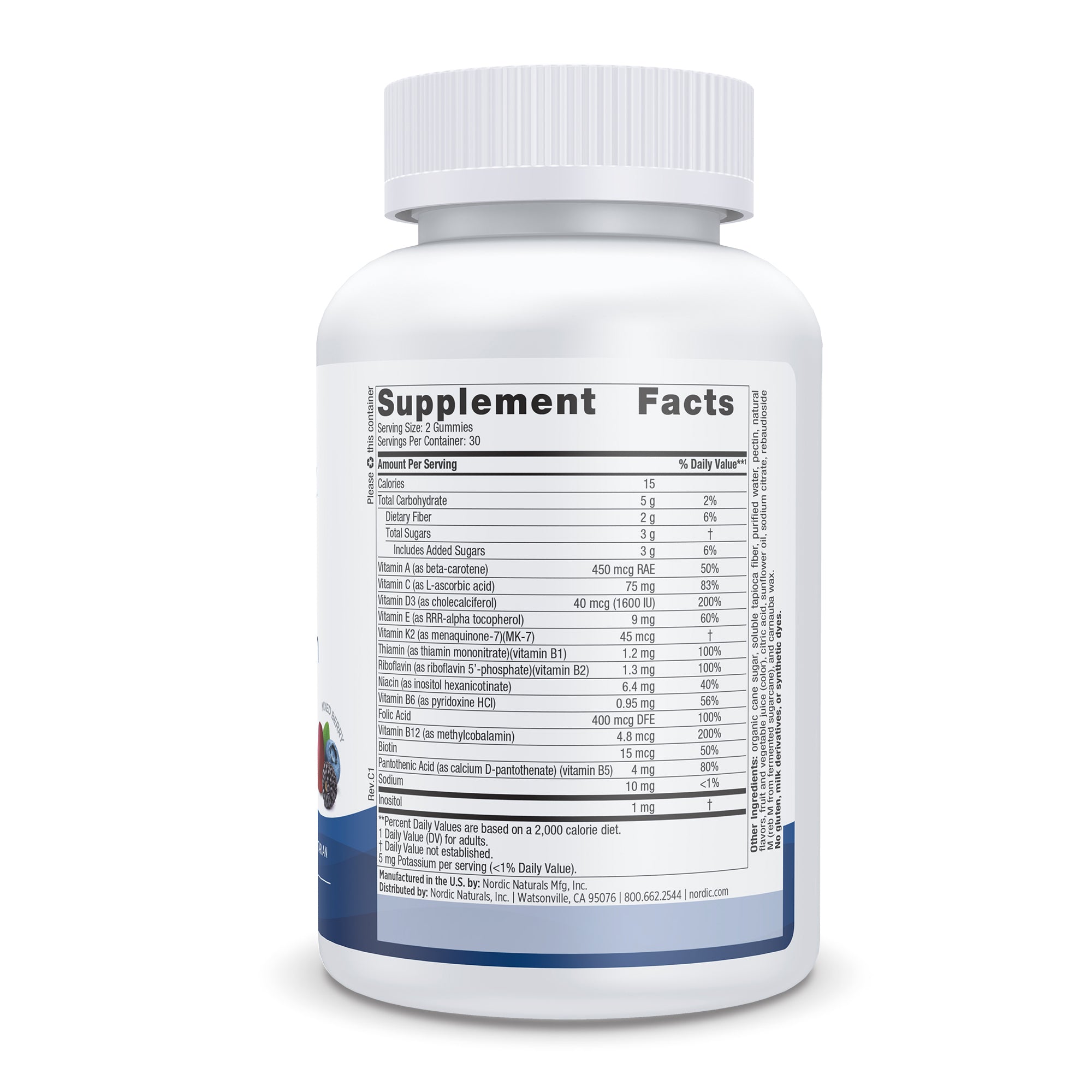 NORDIC NATURALS Men's Multivitamin Gummies