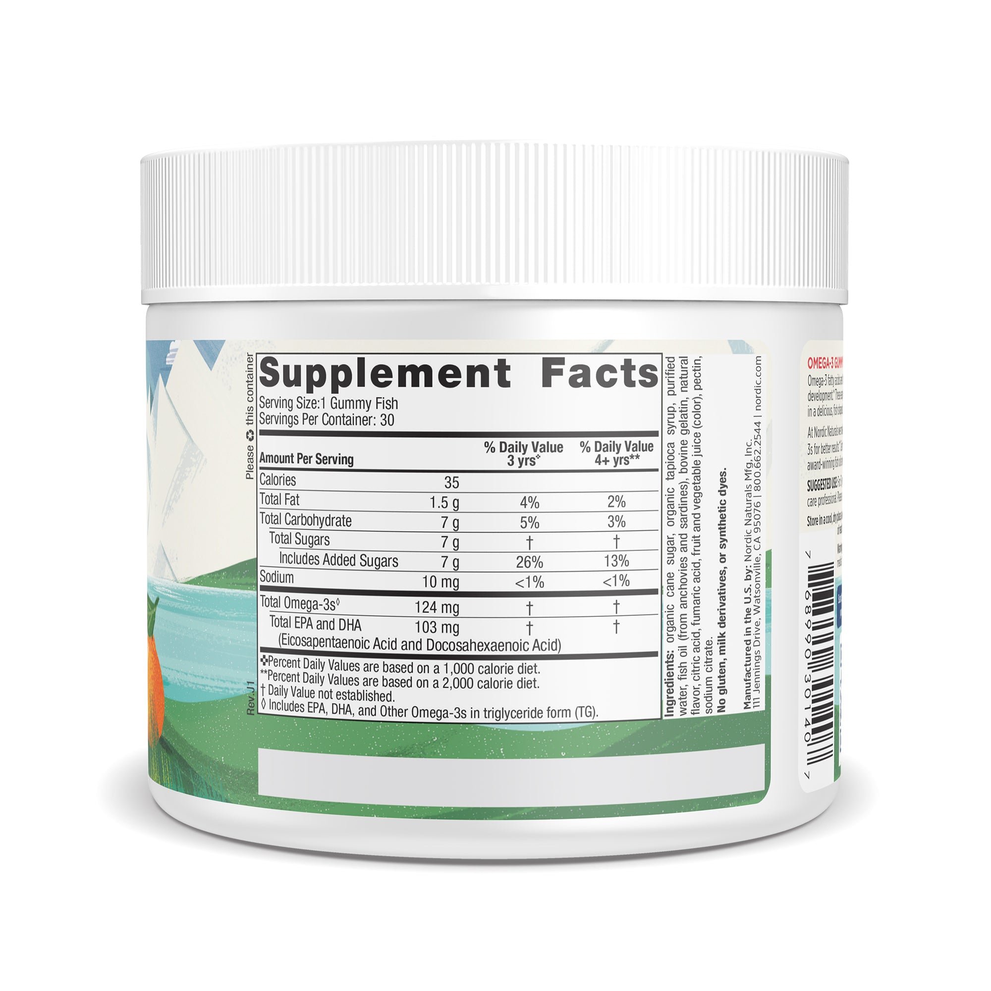 NORDIC NATURALS Omega-3 Gummy Fish