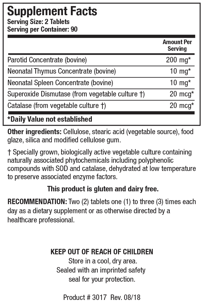 BIOTICS RESEARCH Cytozyme-Parotid-TS™