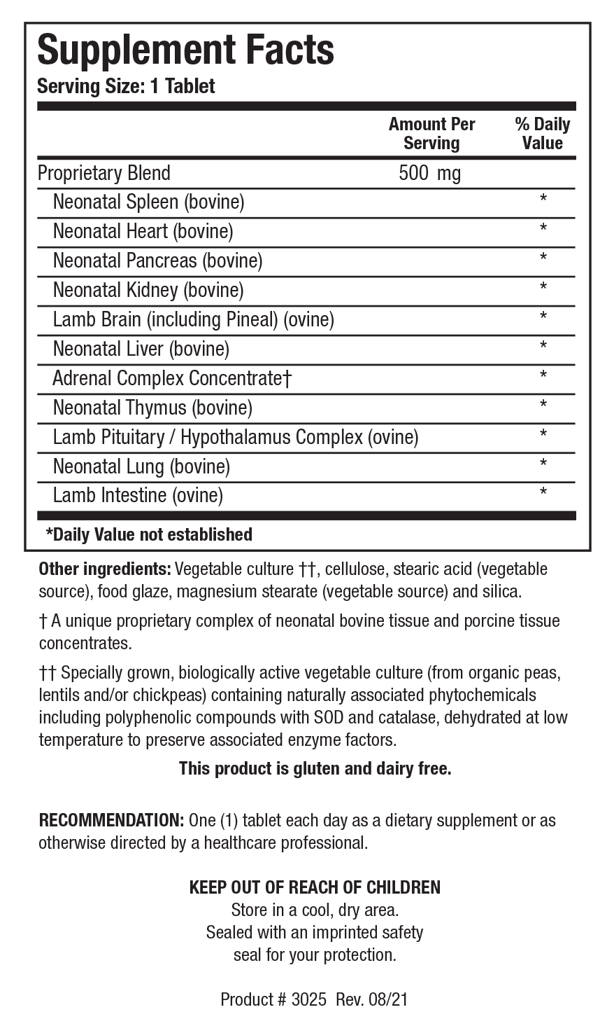 BIOTICS RESEARCH Neonatal Multi-Gland™