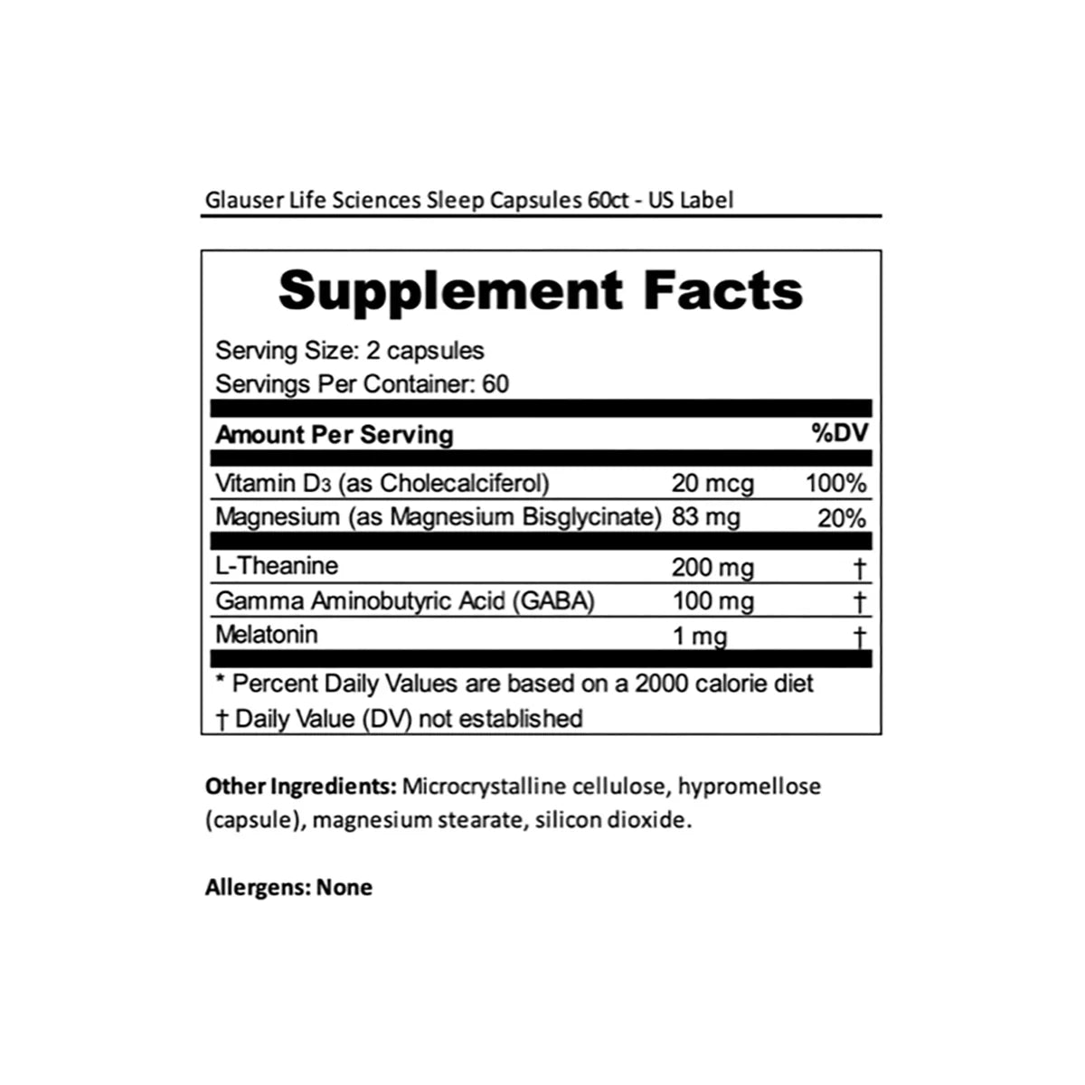 LEVIUM Sleep Formula Capsules