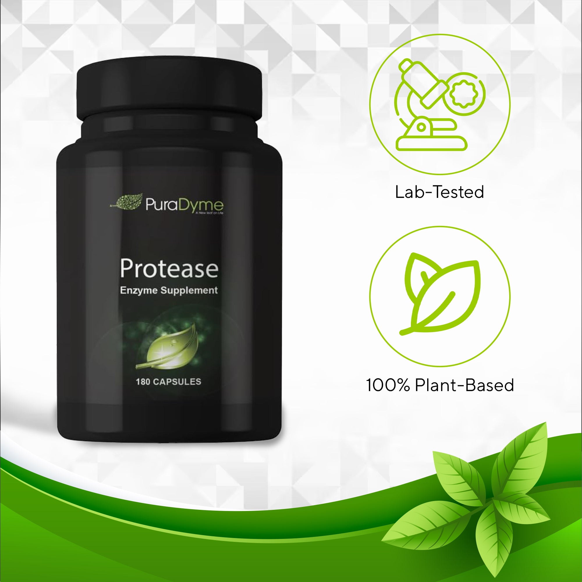 PURADYME  Protease 180 Caps