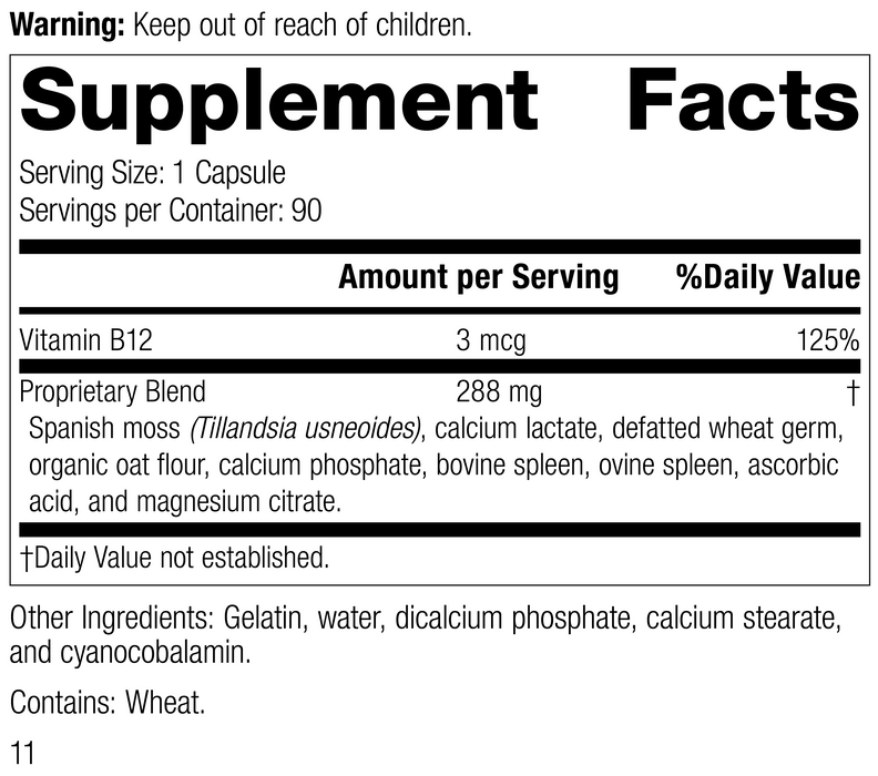 Standard Process - For-Til B12