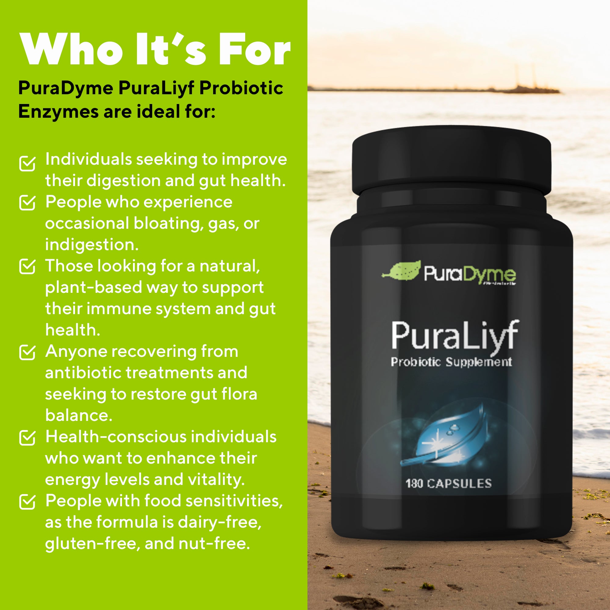 PURADYME  PuraLiyf - Probiotic Capsules