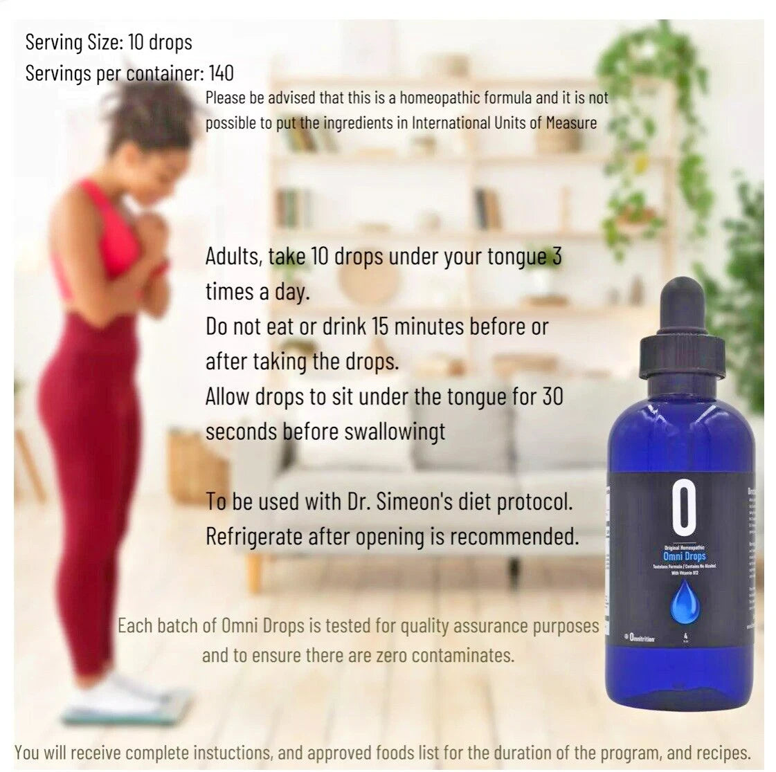 OMNITRITION Omni Drop Program