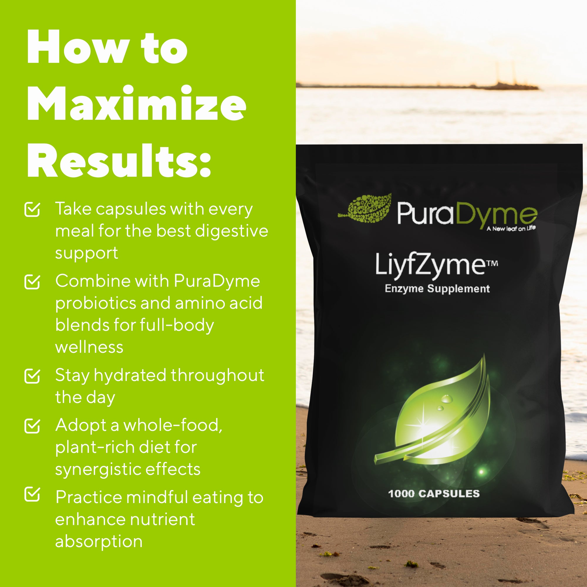 PURADYME LiyfZyme Super Digestive Enzymes