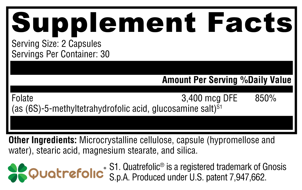 XYMOGEN 5-MTHF 60 Capsules