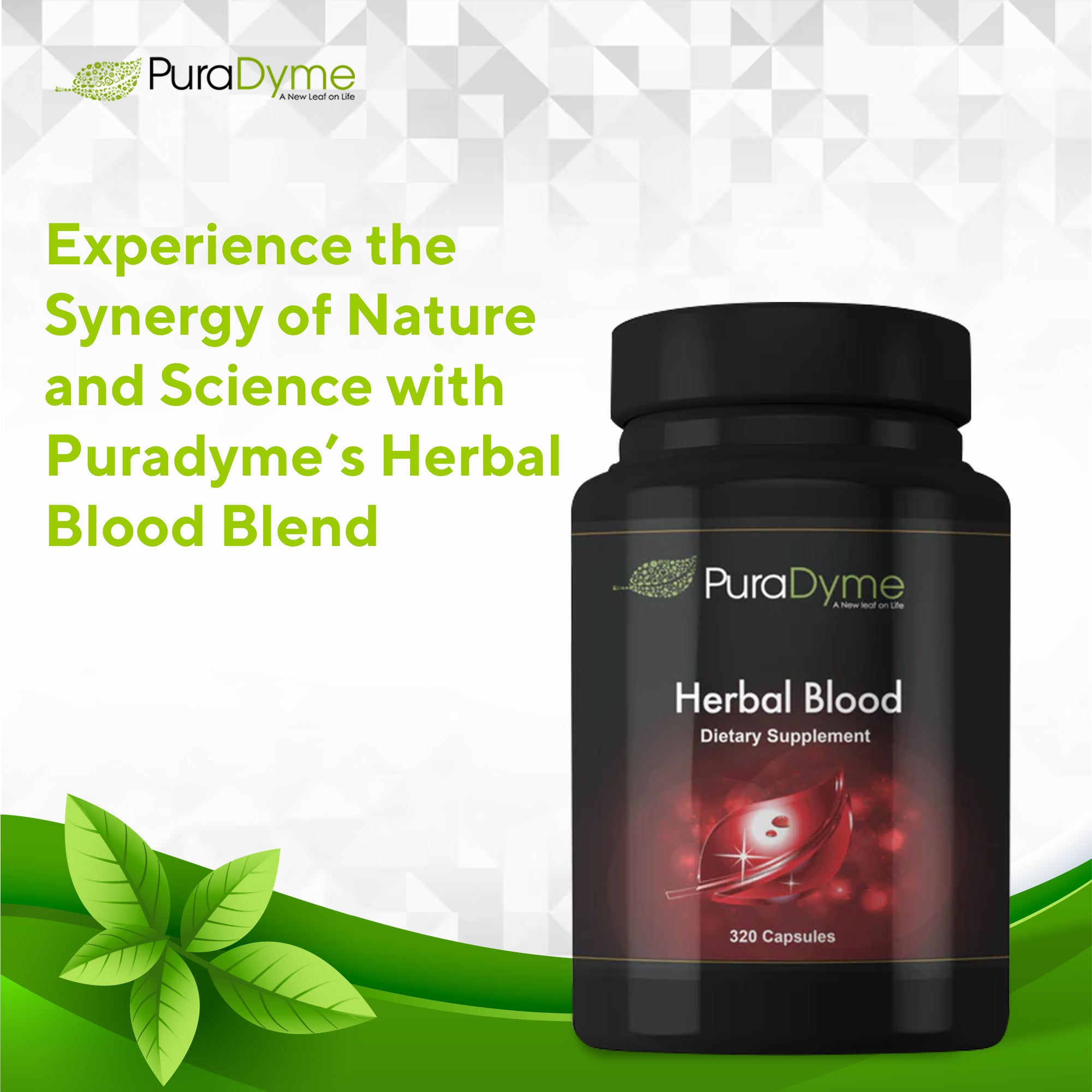 PURADYME  Herbal Blood 320 Caps