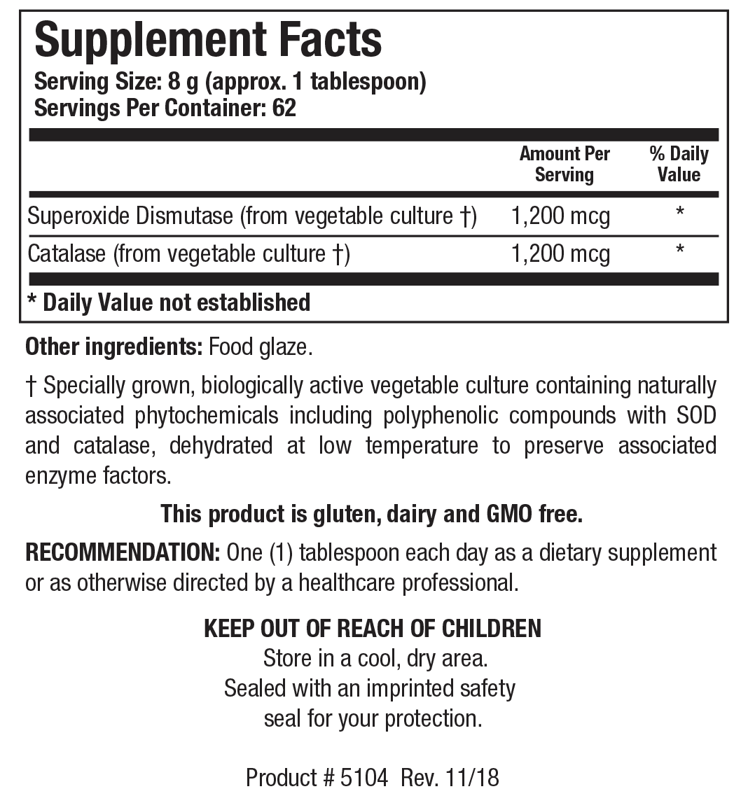 BIOTICS RESEARCH Dismuzyme Plus Granules™