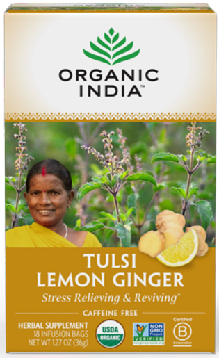 Tulsi Lemon Ginger 18 Bags