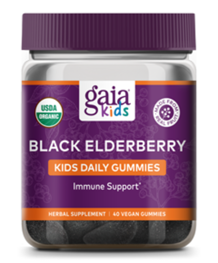 GaiaKids Black Elderberry Kids Daily Gummies 40 Gummies