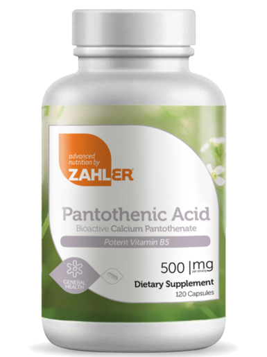 Pantothenic Acid 120 Capsules