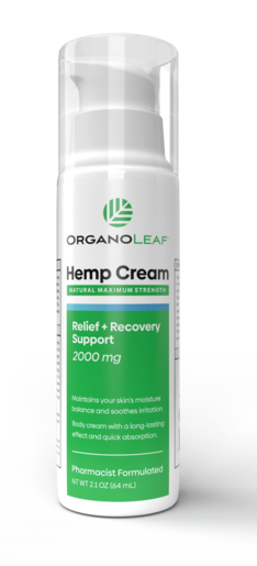 Hemp Body Cream Pump 2000 mg 2.1 oz