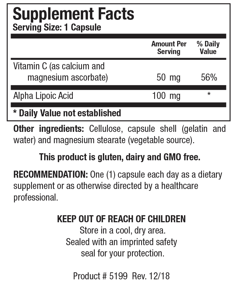 BIOTICS RESEARCH Lipoic Acid Plus