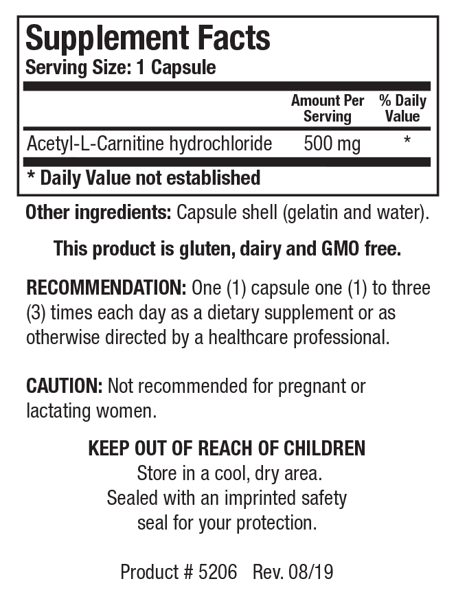 BIOTICS RESEARCH Acetyl-L-Carnitine