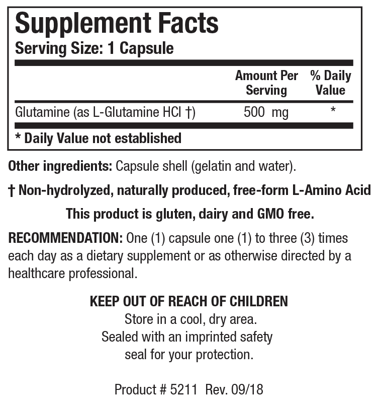 BIOTICS RESEARCH L-Glutamine