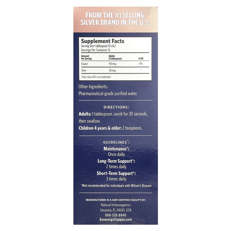 ARGENTYN 23 Bio-Active Copper Hydrosol 8 fl oz