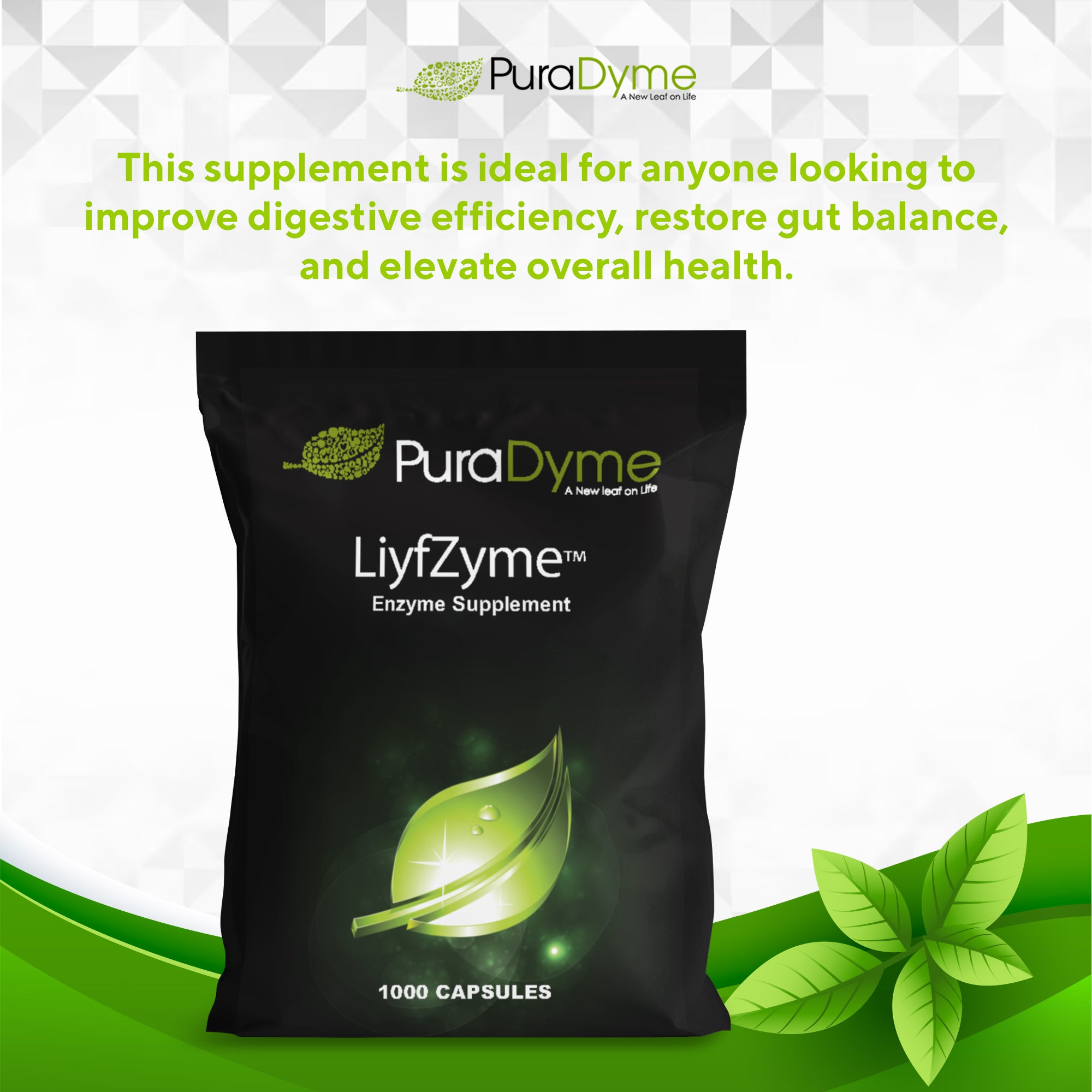 PURADYME LiyfZyme Super Digestive Enzymes