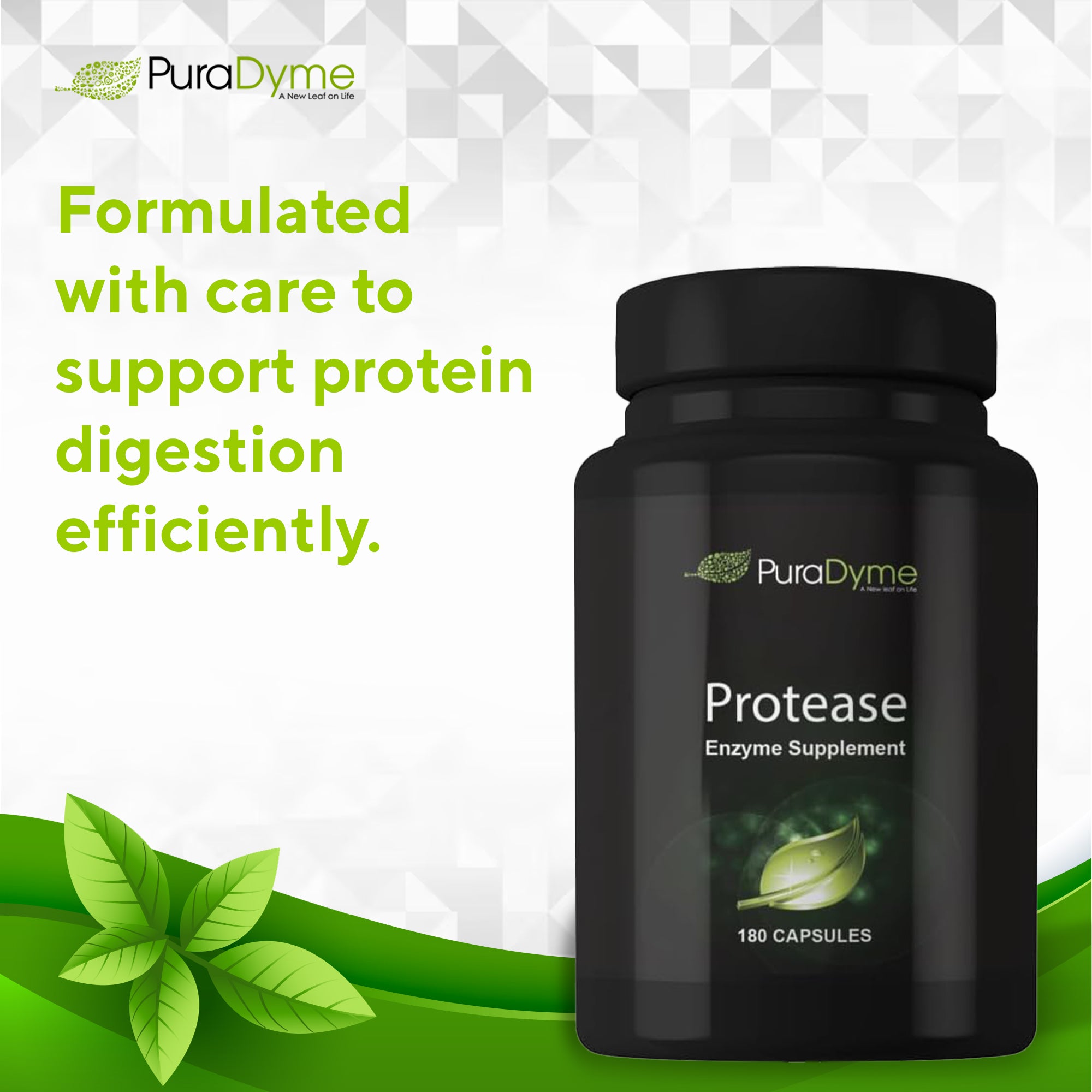 PURADYME  Protease 180 Caps