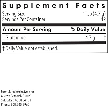 Allergy Research Group - L-Glutamine 800 Mg
