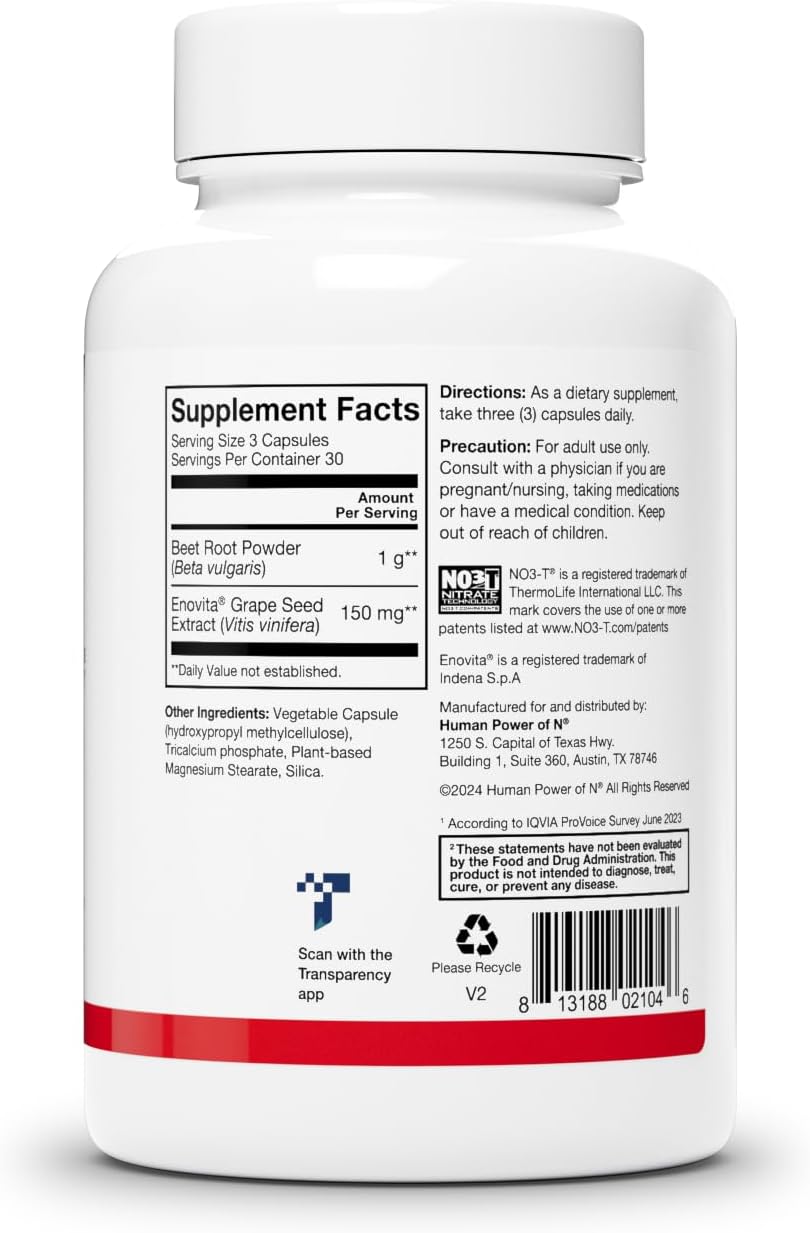 HUMANN SuperBeets 1000 mg 90 Capsules