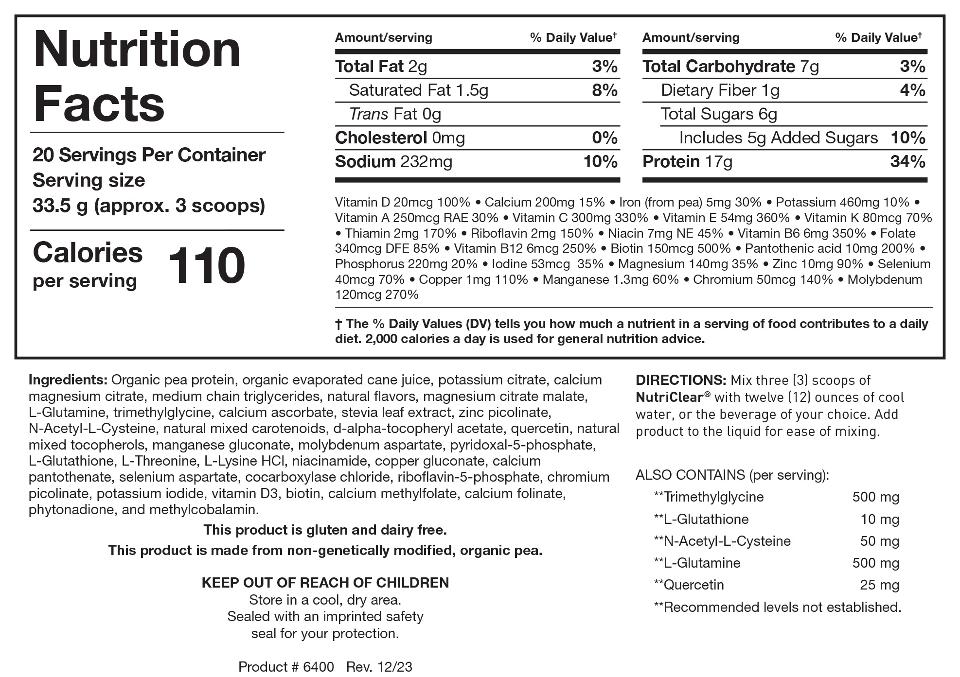 BIOTICS RESEARCH NutriClear®