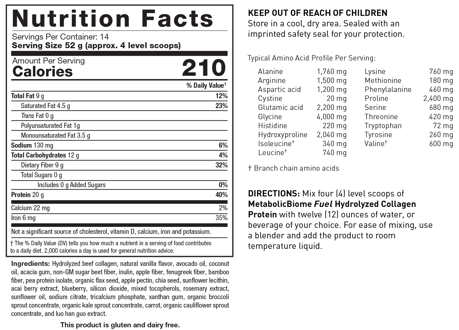 BIOTICS RESEARCH MetabolicBiome™ Fuel