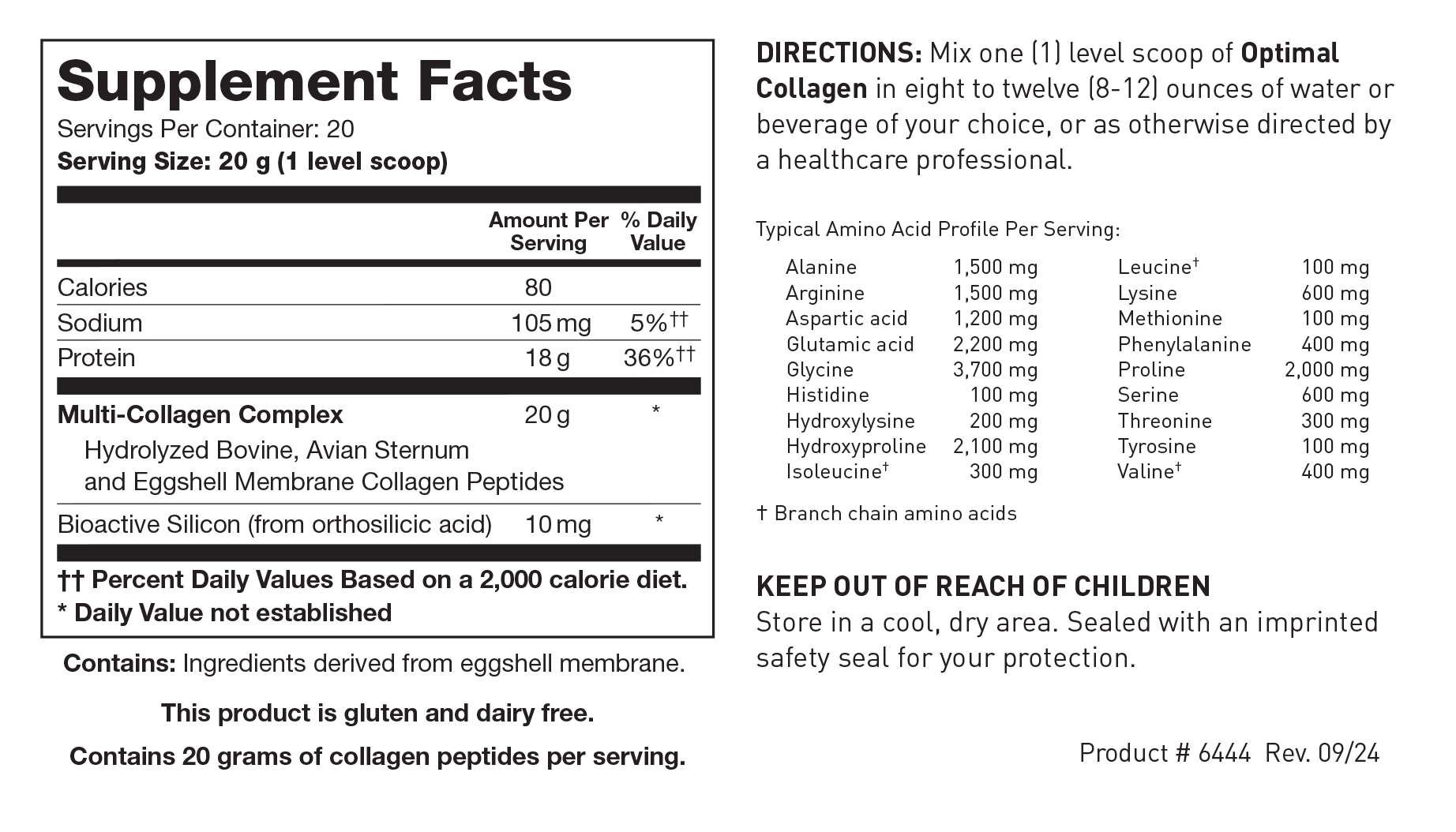 BIOTICS RESEARCH Optimal Collagen