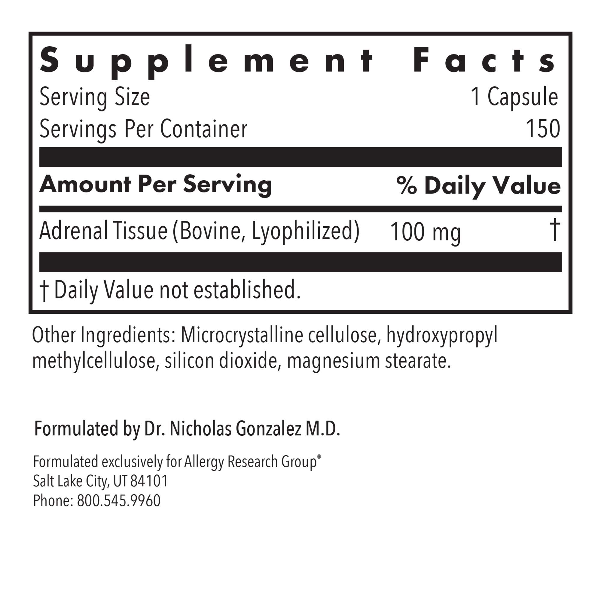 Allergy Research Group - Adrenal