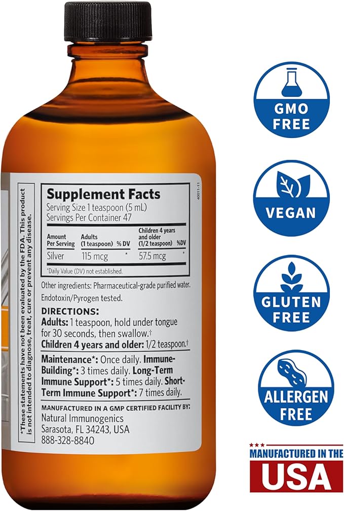 ARGENTYN 23 Pro Bio-Active Silver Hydrosol 23 ppm Twist Top 8 fl oz