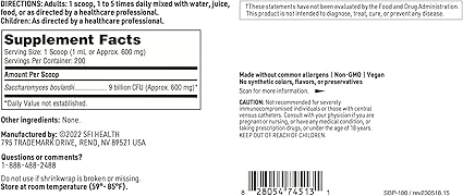 SFI HEALTH Ther-Biotic® Saccharomyces boulardii