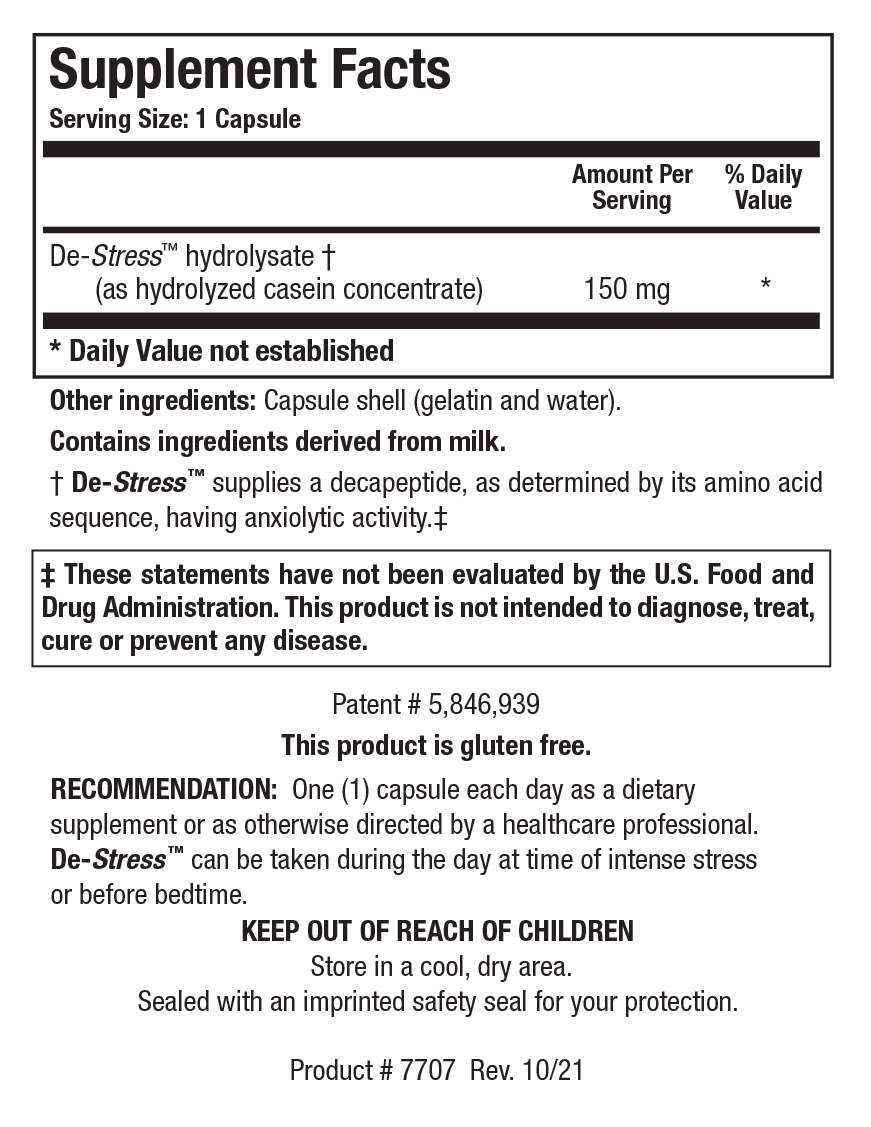 BIOTICS RESEARCH De-Stress™