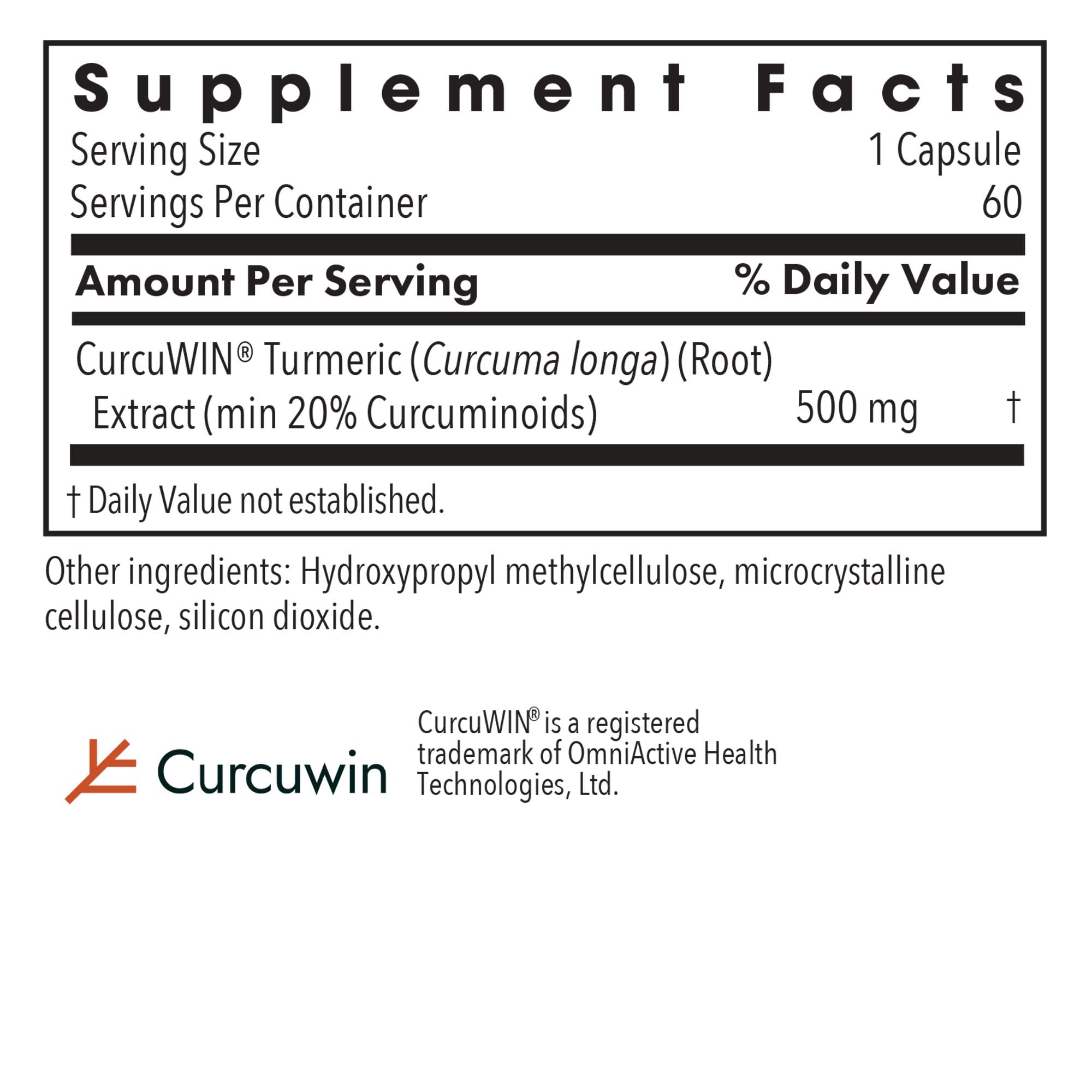 Allergy Research Group - CurcuWIN® 500
