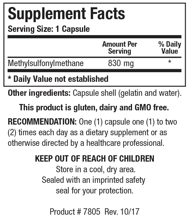 BIOTICS RESEARCH MSM